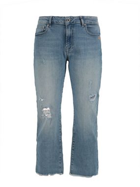 Miracle of Denim 7/8-Jeans Vera Wide Leg mit ausgefallenem Muster
