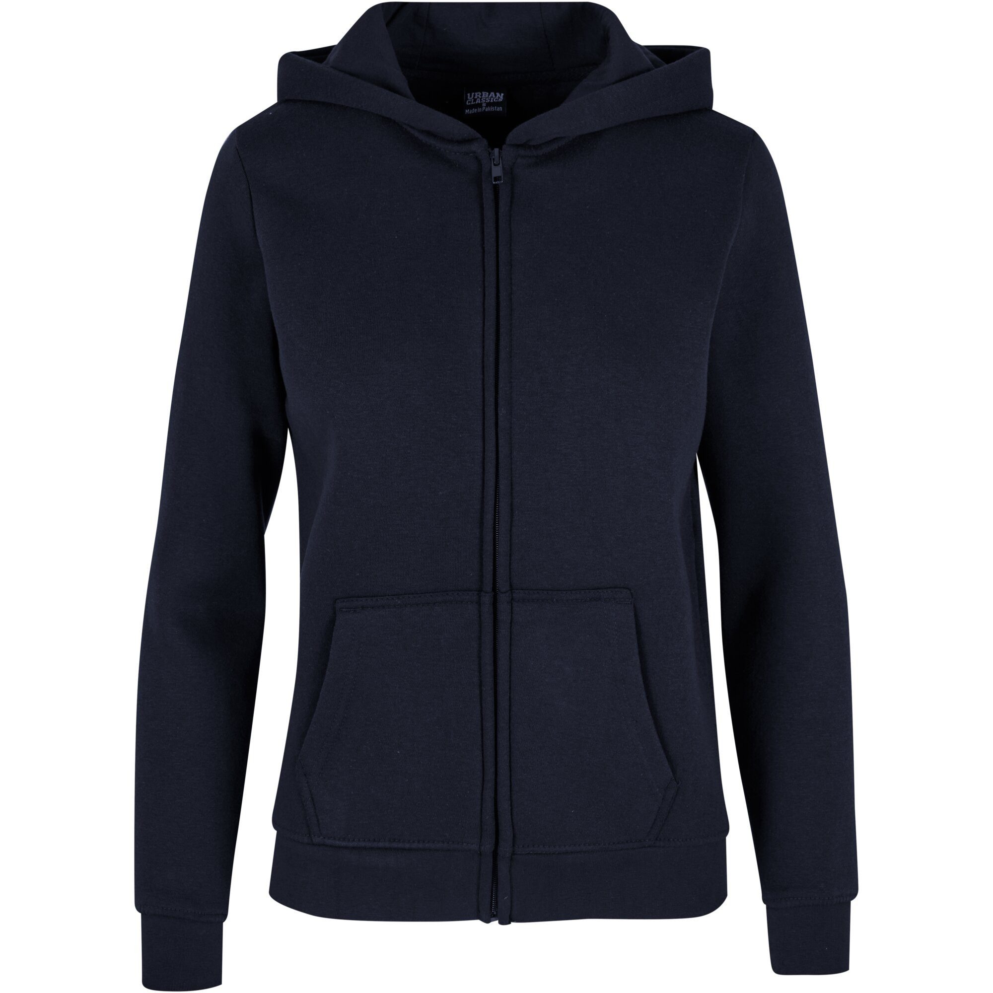 URBAN CLASSICS Kapuzensweatjacke Urban Classics Ladies Basic Essential Zip Hoody (Sweatjacke, Kapuzenjacke, Sweatjacke, Zip Hoody)