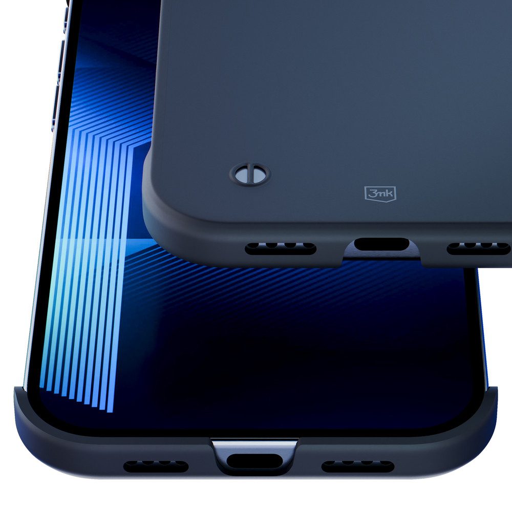 3MK Smartphone-Hülle Smartphone Handyhülle Schutzhülle, ultraleicht 20 g, matt, Military Grade