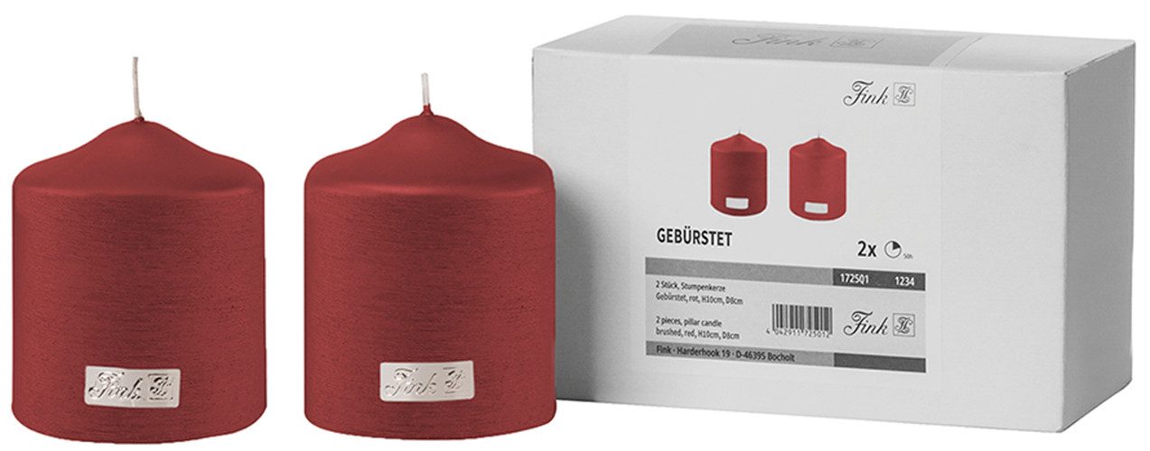 Fink Stumpenkerze CANDLE (Set, 1-tlg)