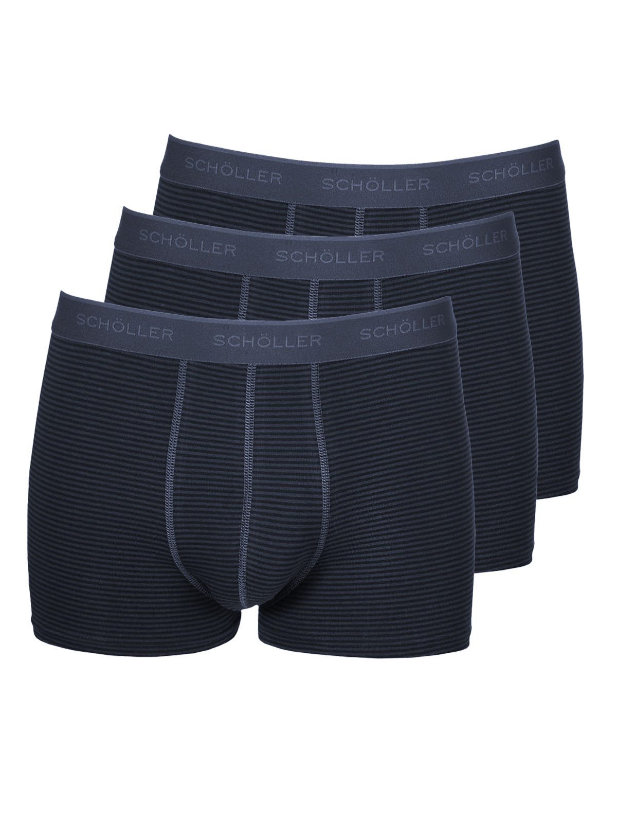 Retro Pants 3er Pack Herren Pants Baumwolle-Elasthan