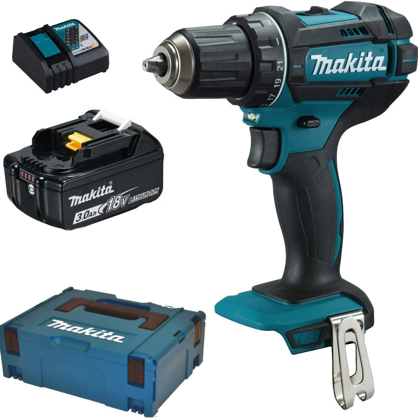 Makita Akku-Bohrschrauber DDF482RF1J