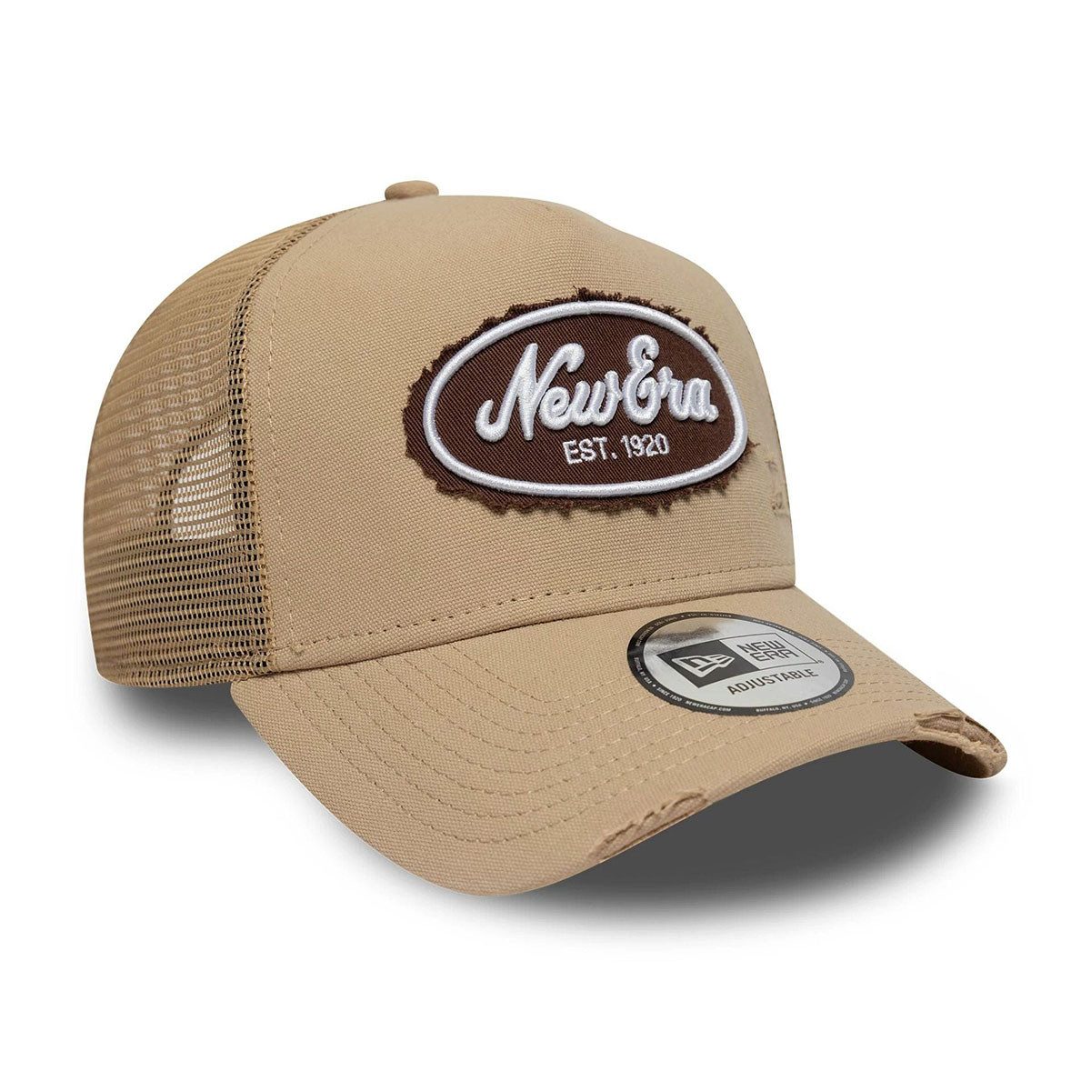 New Era Baseball Cap Canvas Distressed