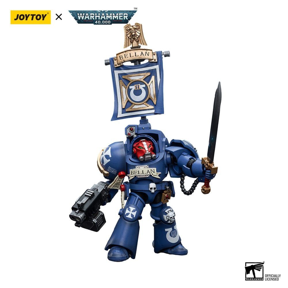 Joytoy (CN) Actionfigur Joy Toy Warhammer 40k Ultramarines Terminators Sgt Bellan Actionfigur