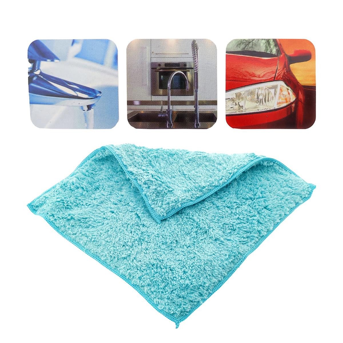 BÜMAG Mikrofaser Saugtuch 3er Set blau 280x230mm Reinigungstücher (Mikrofaser, 28x23 cm, Set, 3-tlg., Mikrofaser Super-Saugtücher, Saugtuch Mikrofasertuch Trockentuch saugstark Trocknungstuch)