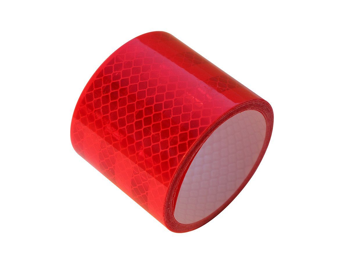 LAS Anhängerkupplung LAS Reflektorband 55mm rot selbstklebend 2 m