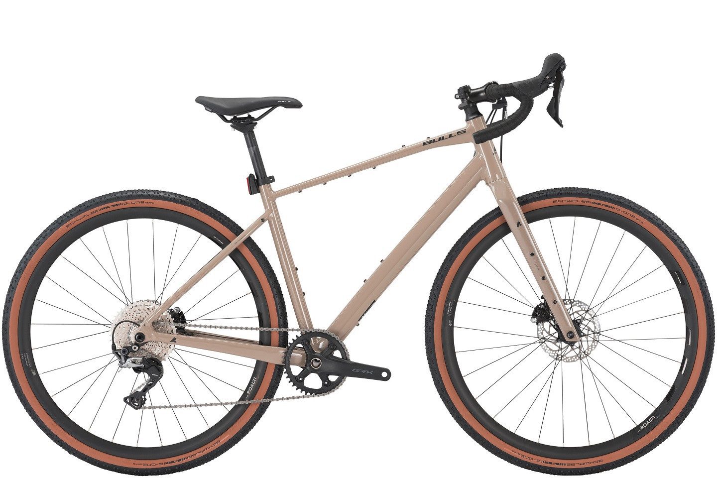 Bulls Gravelbike Bulls Grinder 4 beige 2025, 11 Gang Shimano GRX RD-RX812, Kettenschaltung