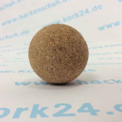 EKB-Kork Yogablock Kork Faszienball Kugel 40mm Massage Faszien Spielzeug Basteln
