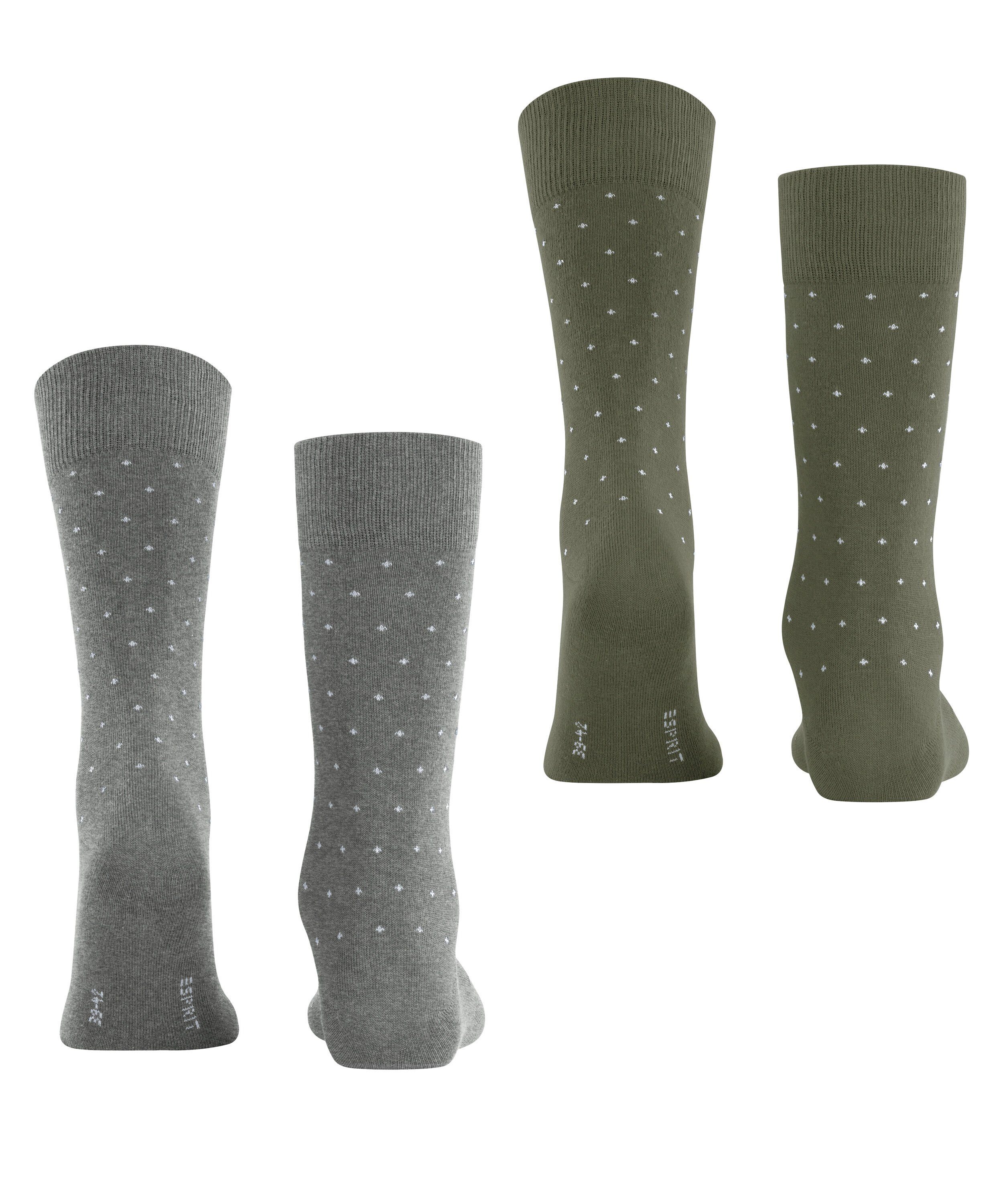 Esprit Socken Fine Dot (2-Paar) 2-Pack (0030) sortiment