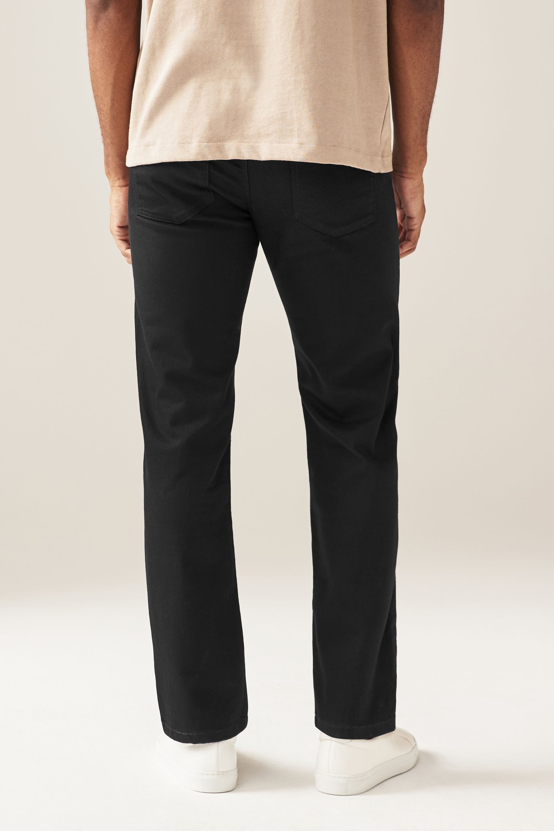 Next Straight-Jeans Straight-Fit Stretch-Jeans mit Gürtel günstig online kaufen