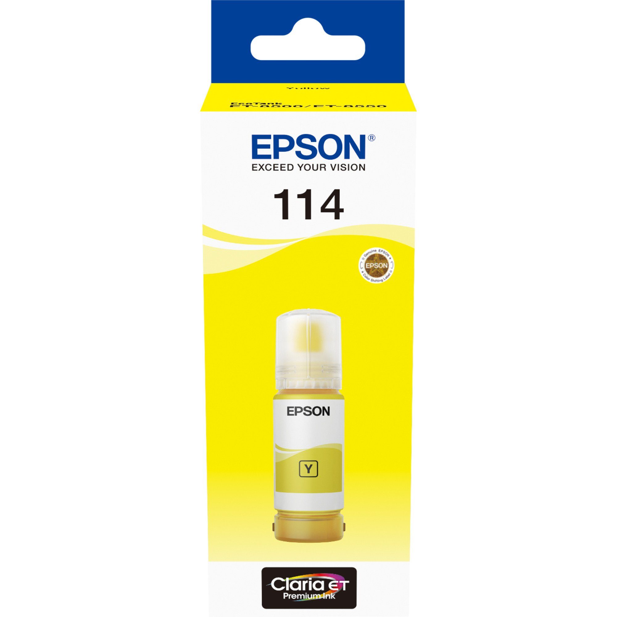 gelb Tintenpatrone Epson EcoTank (C13T07B440) Tinte Epson 114