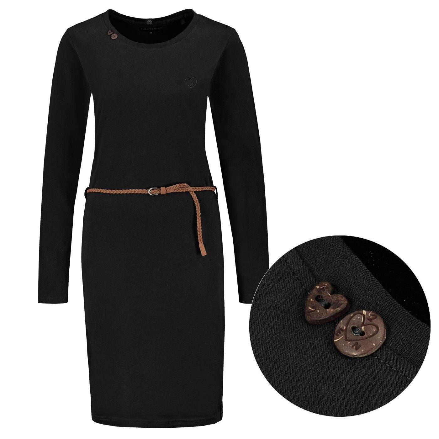 Eight2Nine Jerseykleid Eight2nine Damen Strickkleid Tunika lange Pullover S günstig online kaufen