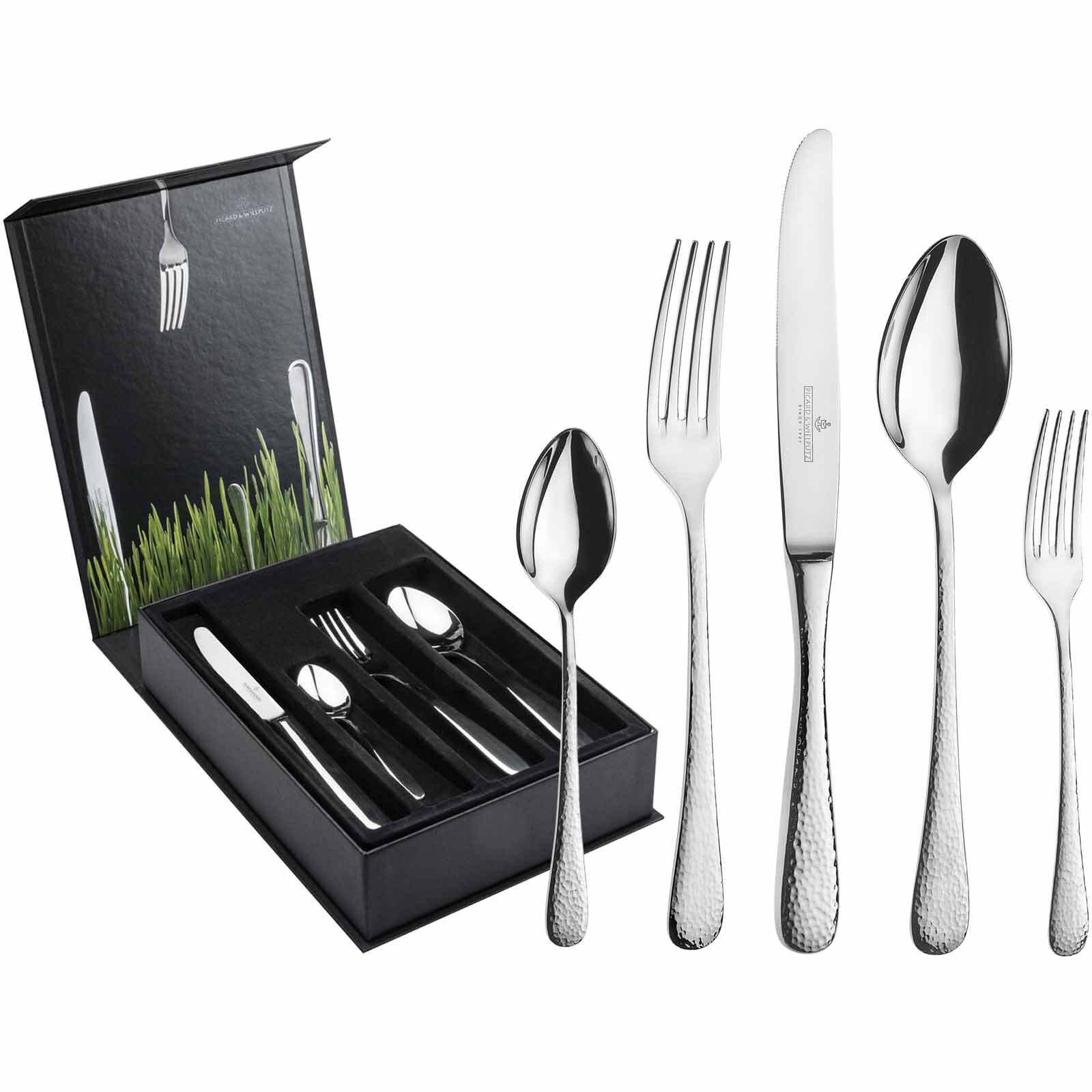 Picard & Wielpütz Solingen Besteck-Set Mia Tafelbesteck inkl. Besteckbox 30er Set (30-tlg), Metall, Spülmaschinengeeignet
