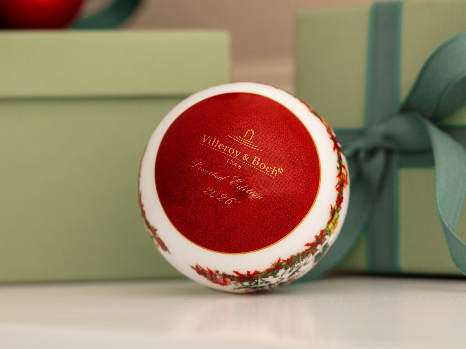 Villeroy & Boch Weihnachtsbaumkugel Annual Christmas Edition Jahres-Kugel 2026 – Bild 3 von 5