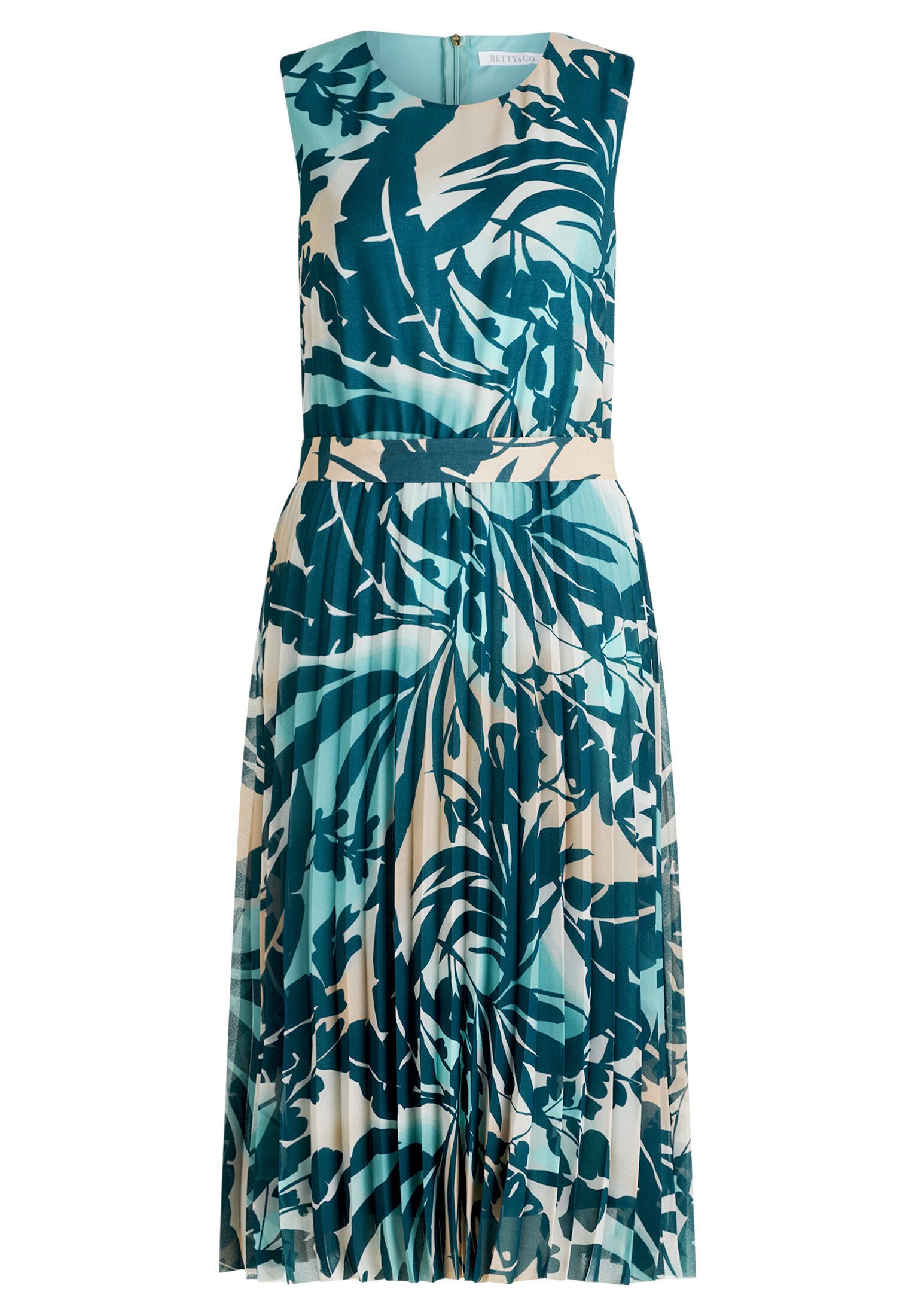Betty&Co Chiffonkleid Damen mit Plissee Plissee