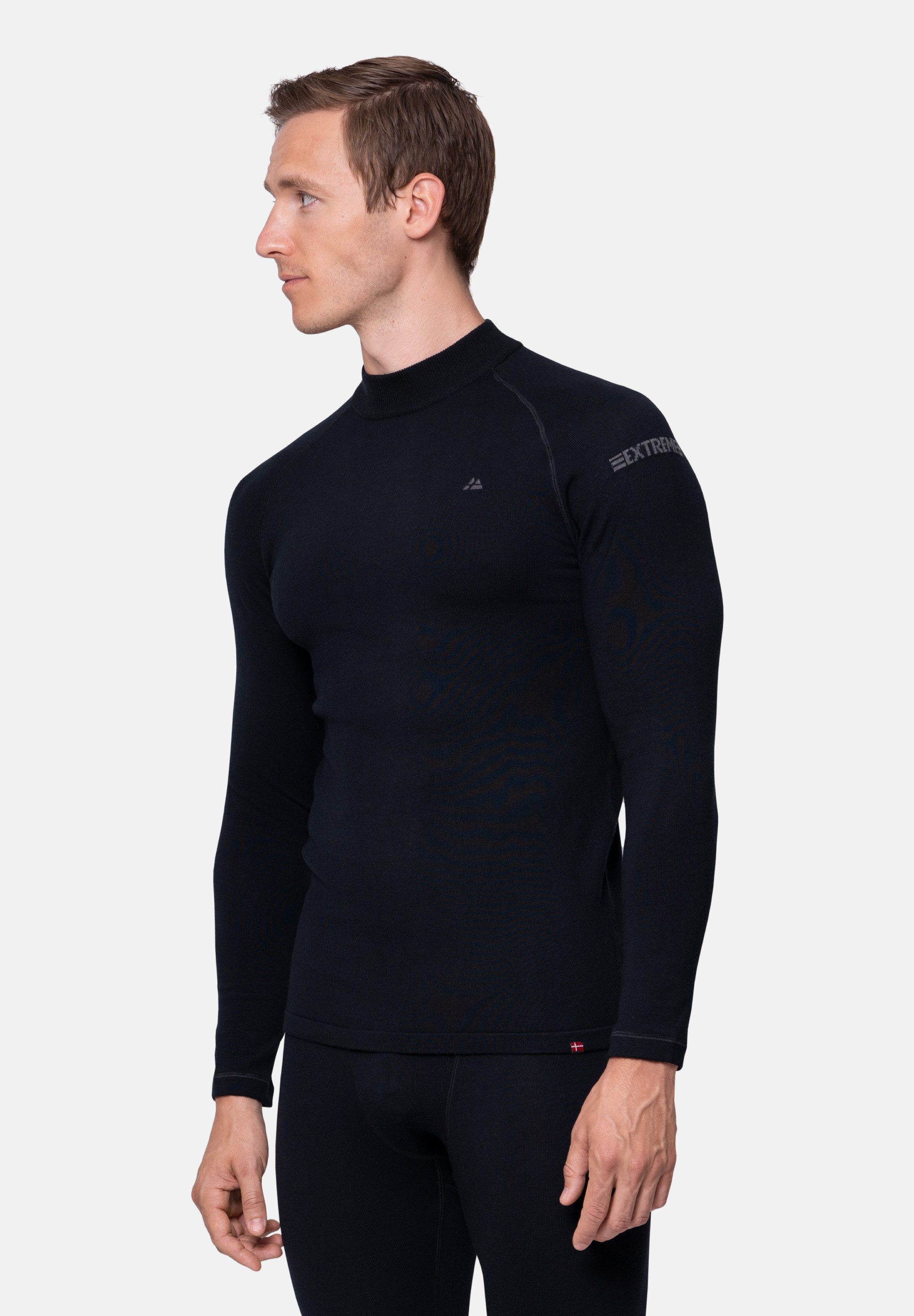 DANISH ENDURANCE Langarmshirt Extreme Merino LS Premium Thermo Langarm Shirt Herren, Funktionsshirt für extreme Kälte