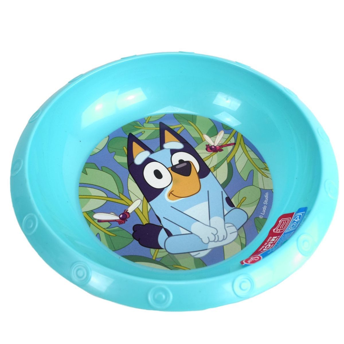 Stor Teller Teller oder Schüssel Kinder mit Motiv Bluey, (1 St), Das Geschirr darf für max. 2 Minuten bei 600W in die Mikrowelle