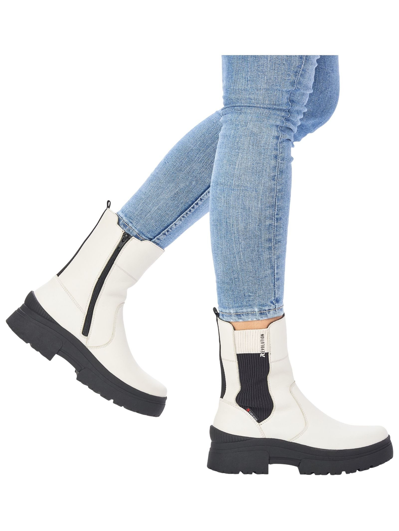 Rieker Rieker Stiefelette Leder/Textil Stiefelette