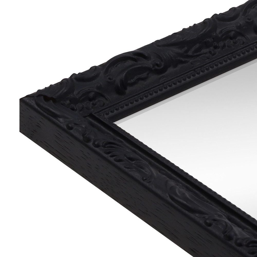 WANDStyle Wandspiegel H530, Schwarz, aus Massivholz günstig online kaufen