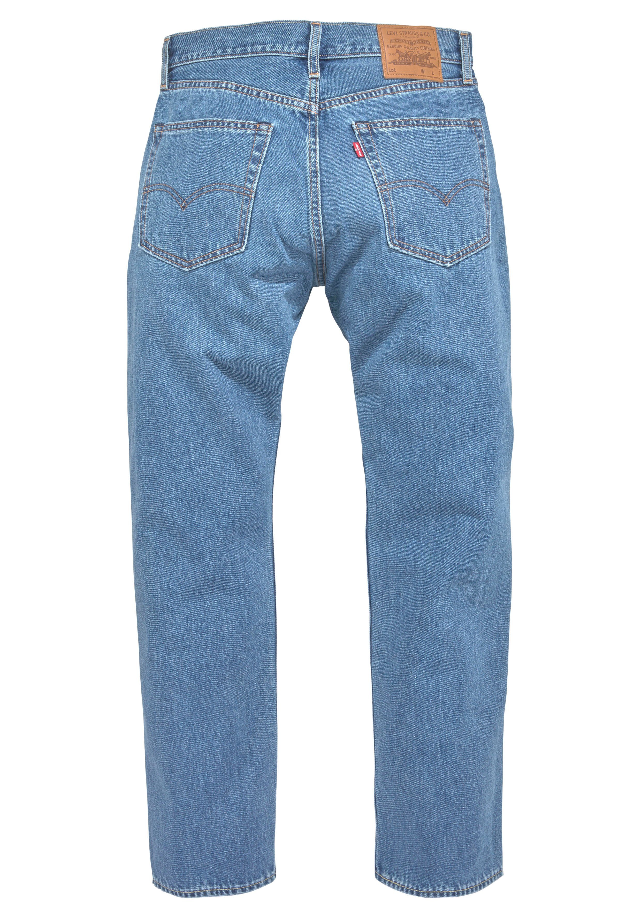 Levi's® Straight-Jeans 551Z Lederbadge MEDIUM Z0873 AUTHENTIC I mit