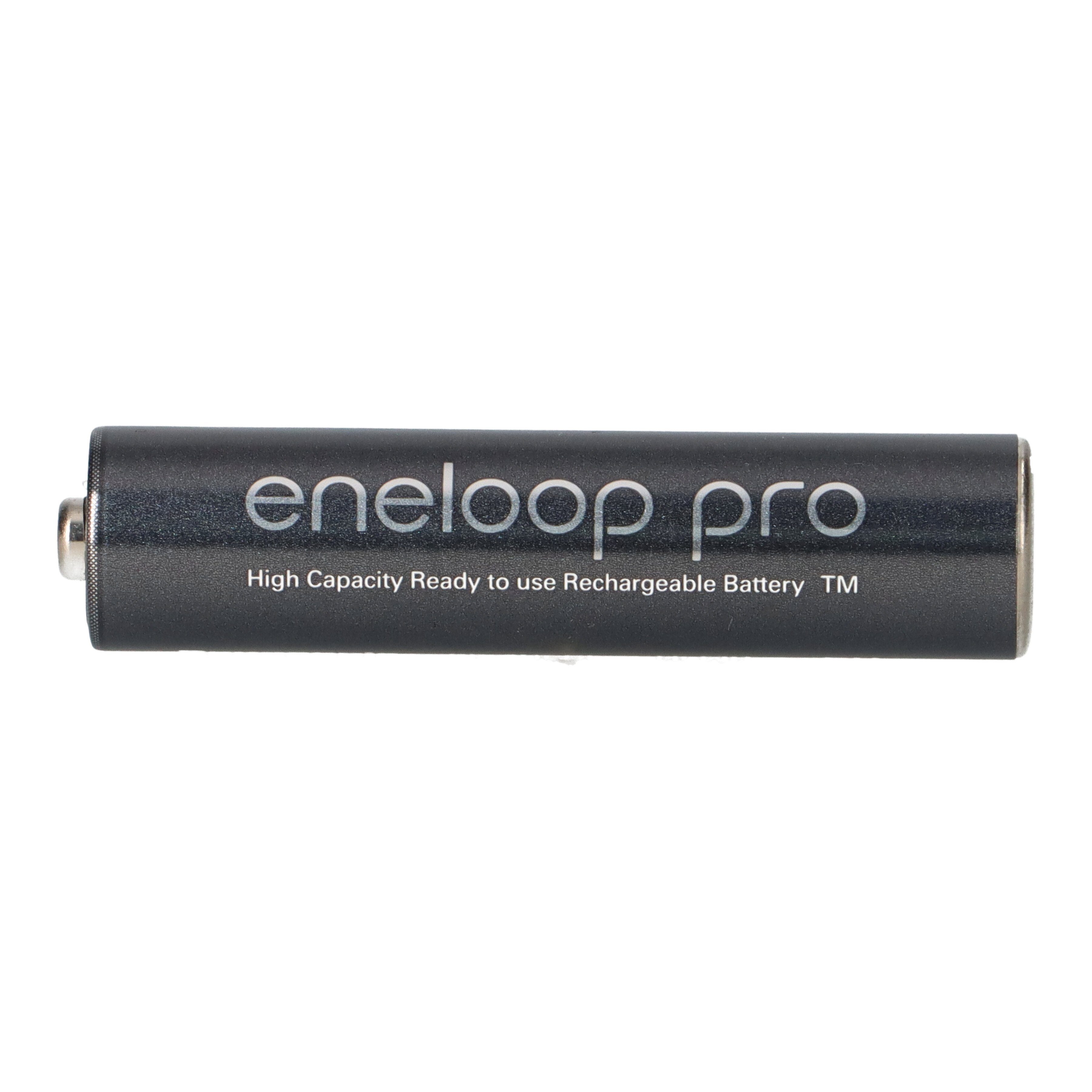 eneloop 2x eneloop pro Micro Akku BK-4HCDE/2BE Ni-MH 1,2V / 930mAh Akku