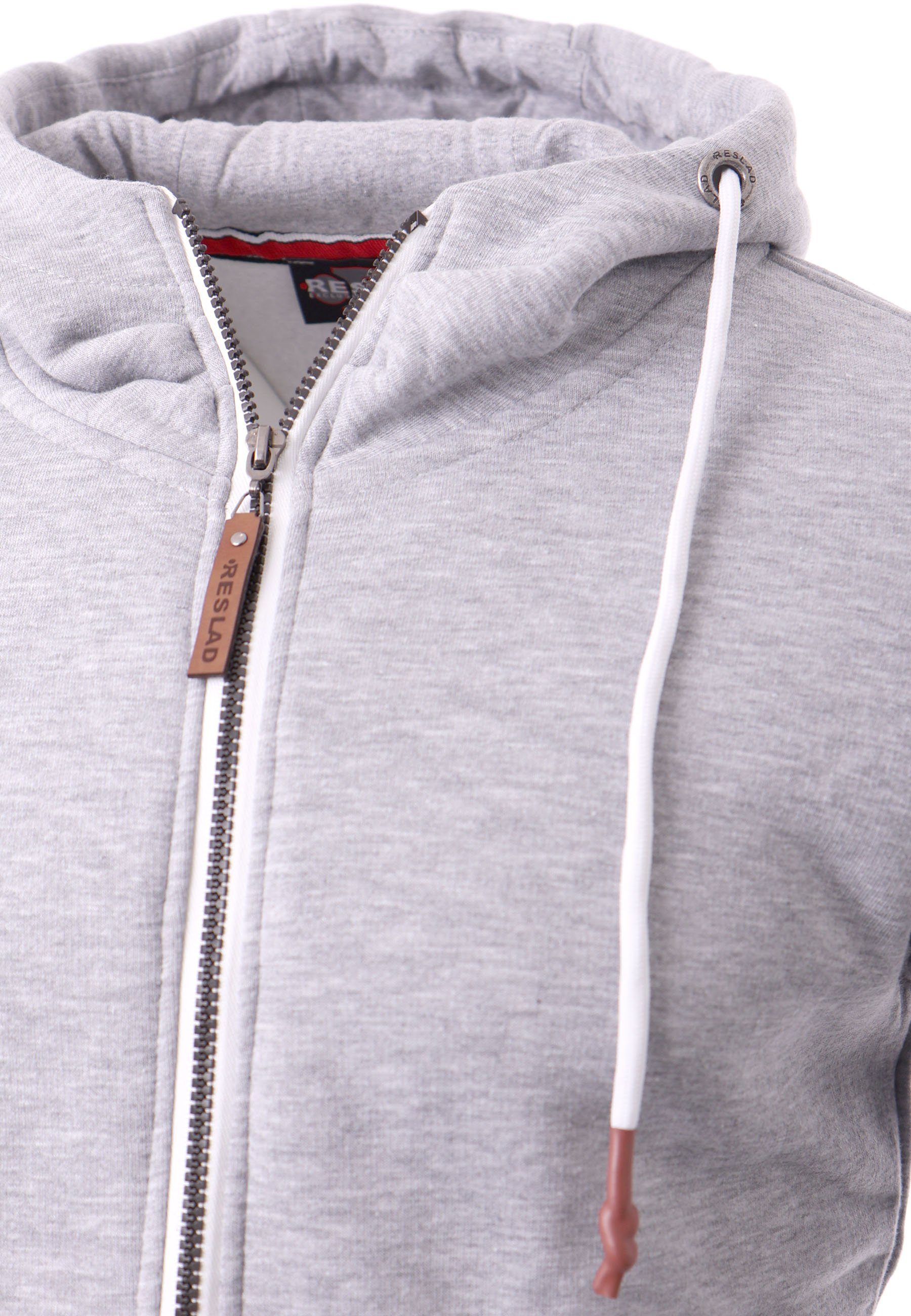 Reslad Sweatjacke Reslad Sweatjacke Zipper RS-1006 (1-tlg) Winter-Pullover Kapuzenpullover Sweater Hoodie Pulli Sweatshirt