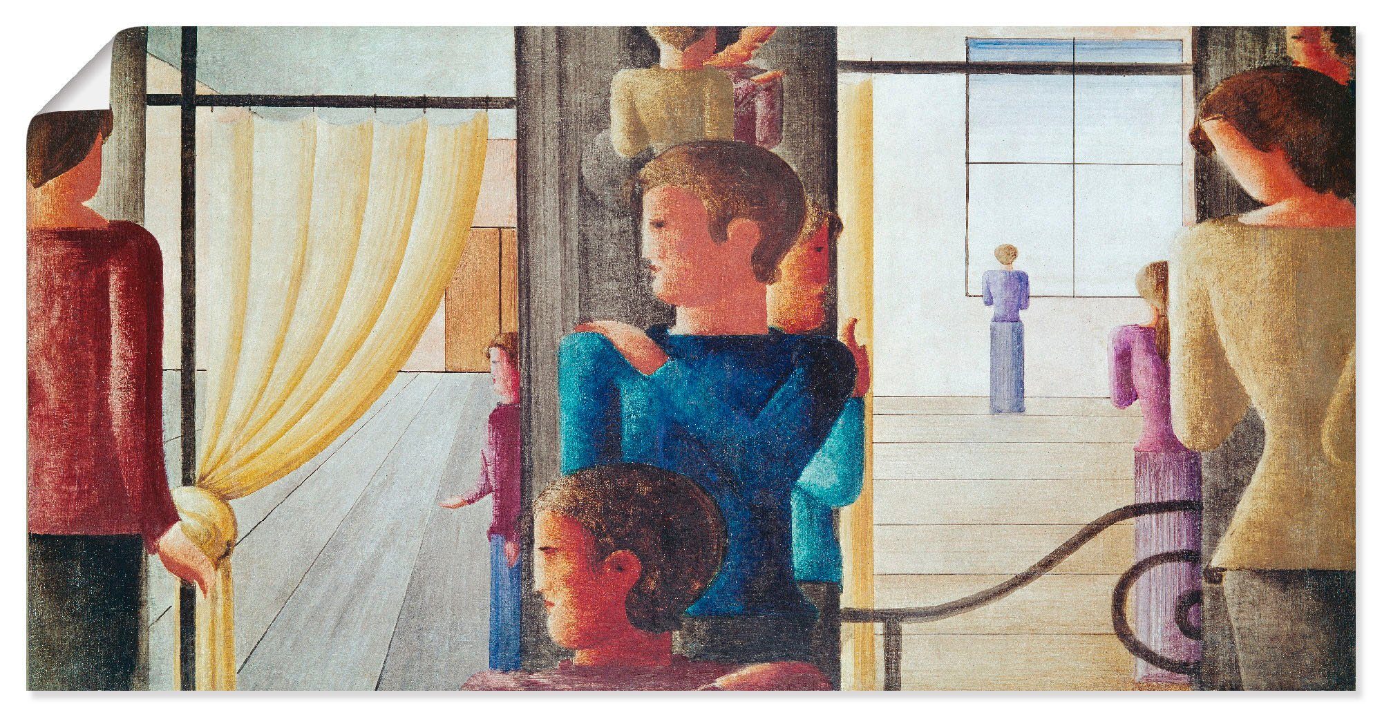 Interieur. 1930, (1 Zwölfergruppe Artland Wandbild als Leinwandbild, Familien Gruppen Größen Poster St), oder in & Alubild, Wandaufkleber versch. mit