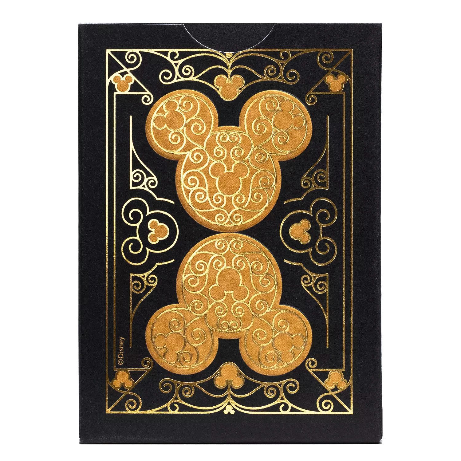 Cartamundi Spiel Bicycle® Kartendeck - Disney Mickey Mouse Black and Gold, Kartenspiel, mit einzigartigem Air-Cushion®-Finish