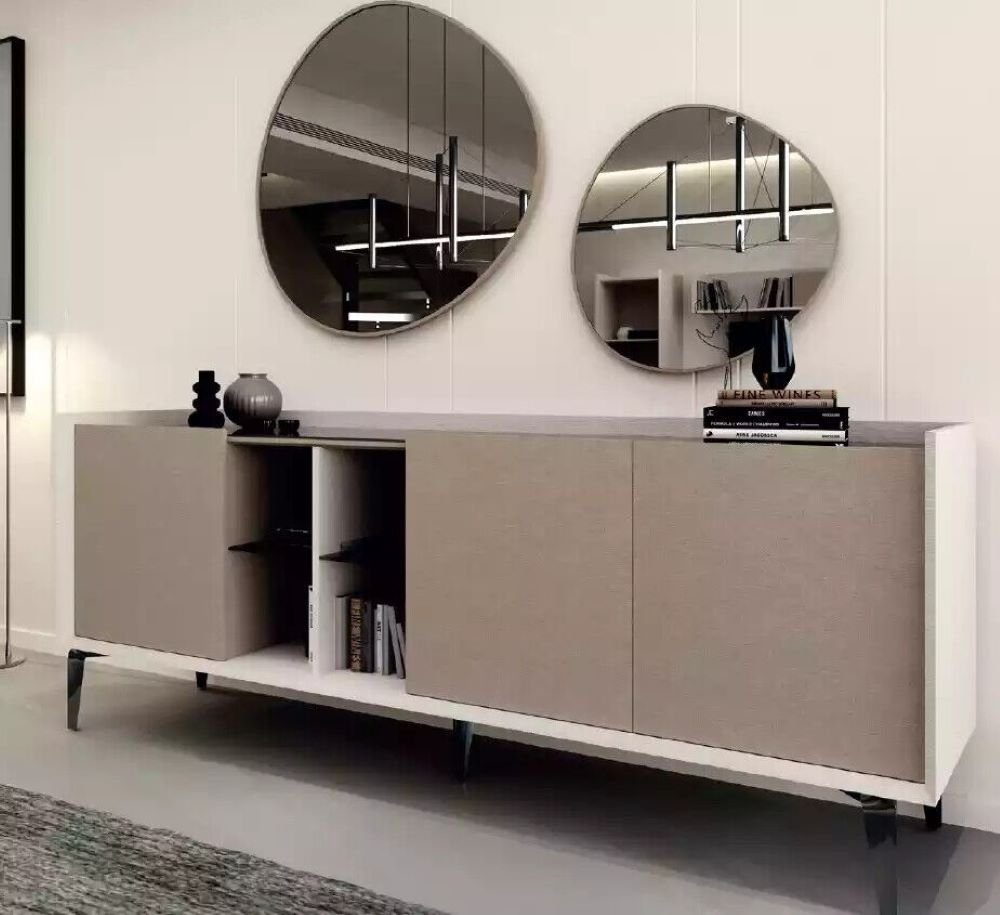 Kommode, Möbel Sideboard ins JVmoebel Sideboard Europa luxuriös Wohnzimmer color modern grau neu Made in