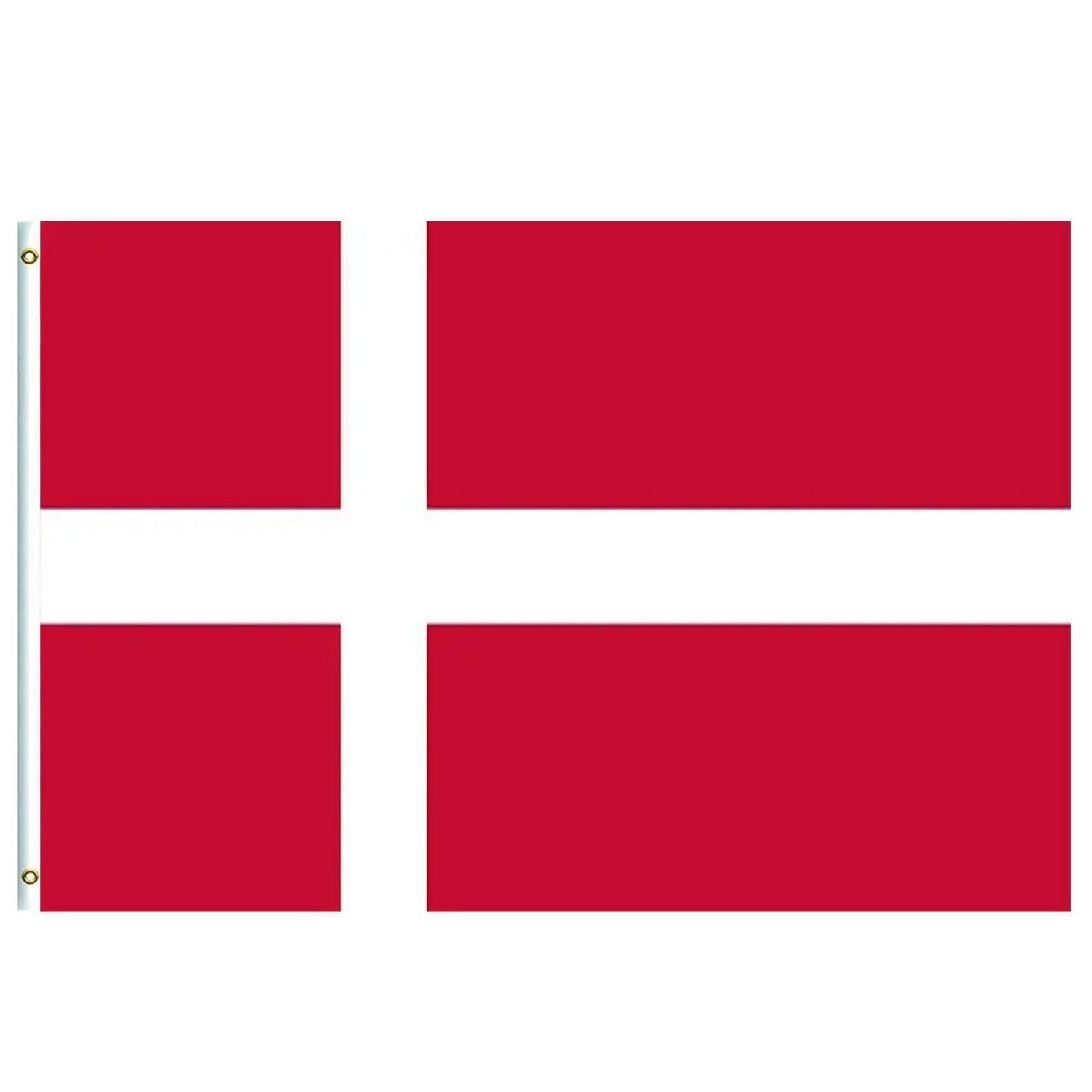 LuxusKollektion Flagge Flagge Dänemark 90x150cm EM Olympia Deko