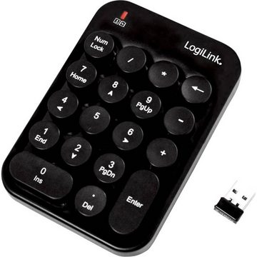 LogiLink Keyboard ® Kabelloses Funk Keypad, 2.4 GHz