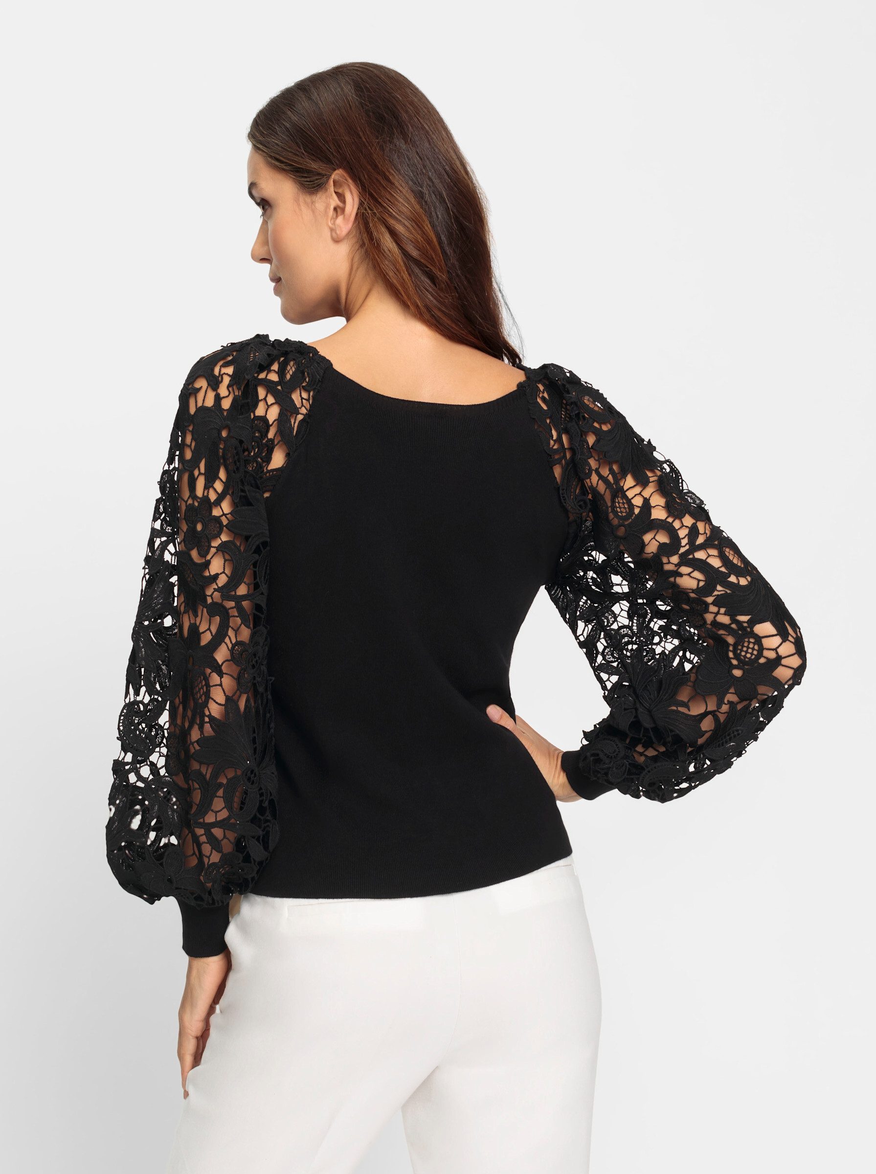 heine Strickpullover Pullover Langarm Feinstrick