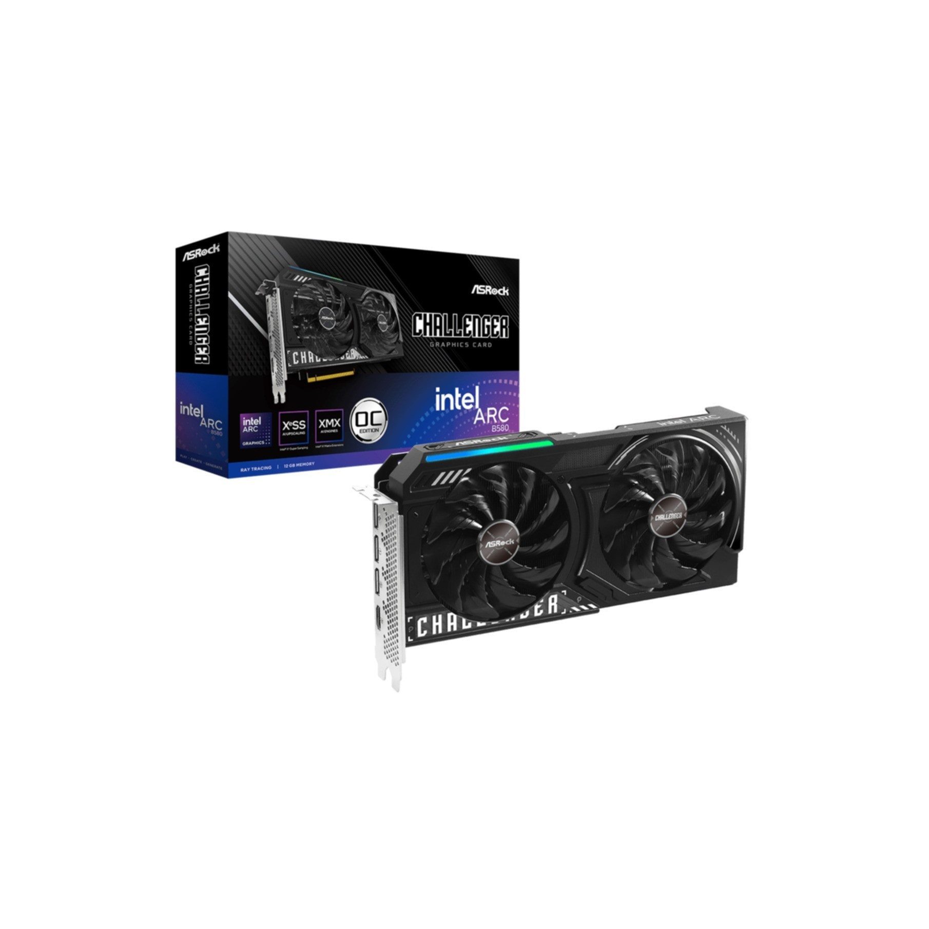 Intel Arc B580 Challenger 12GB OC Grafikkarte