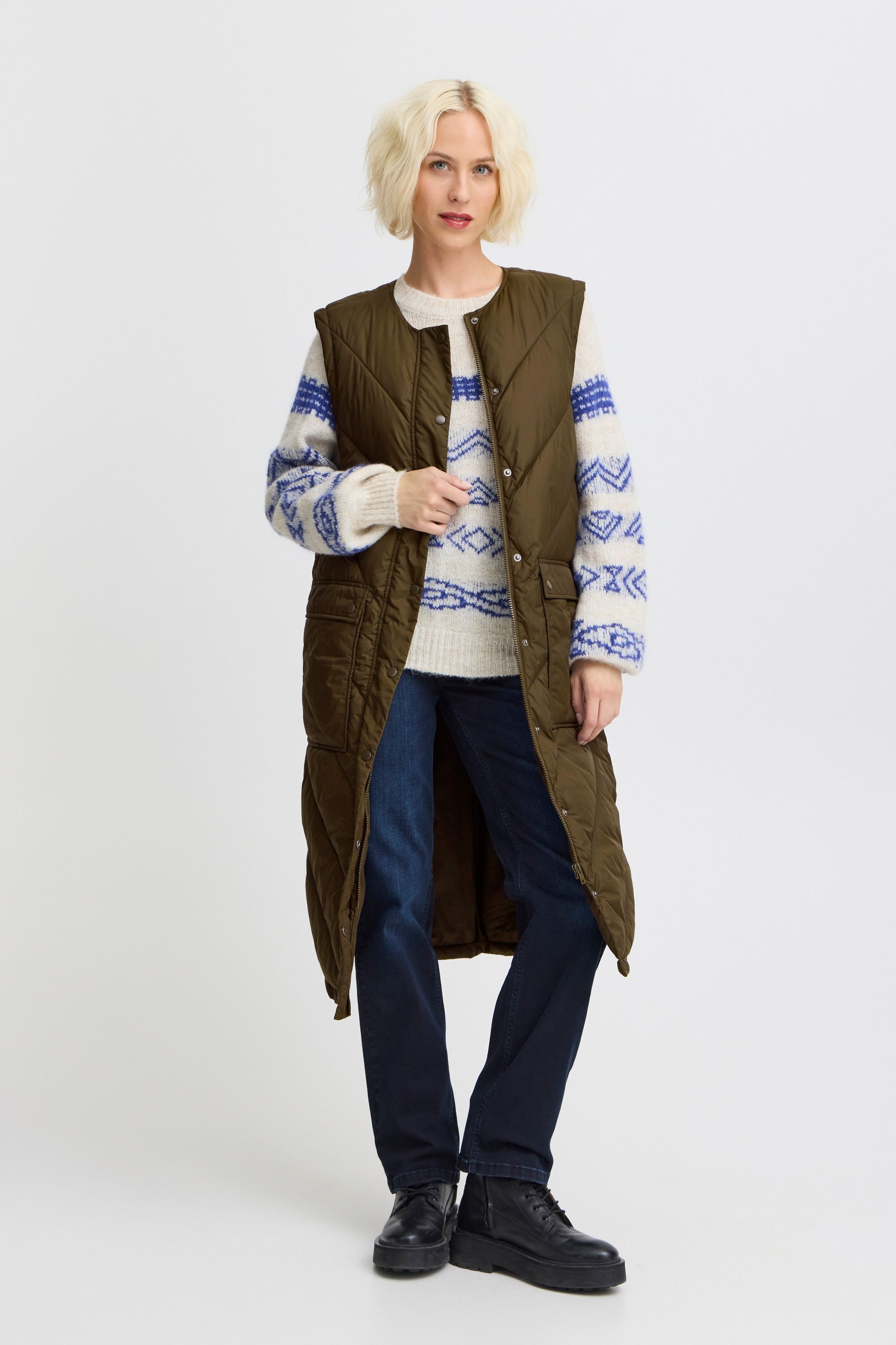 Pulz Jeans Steppweste PZKATALIN Waistcoat stilvolle günstig online kaufen