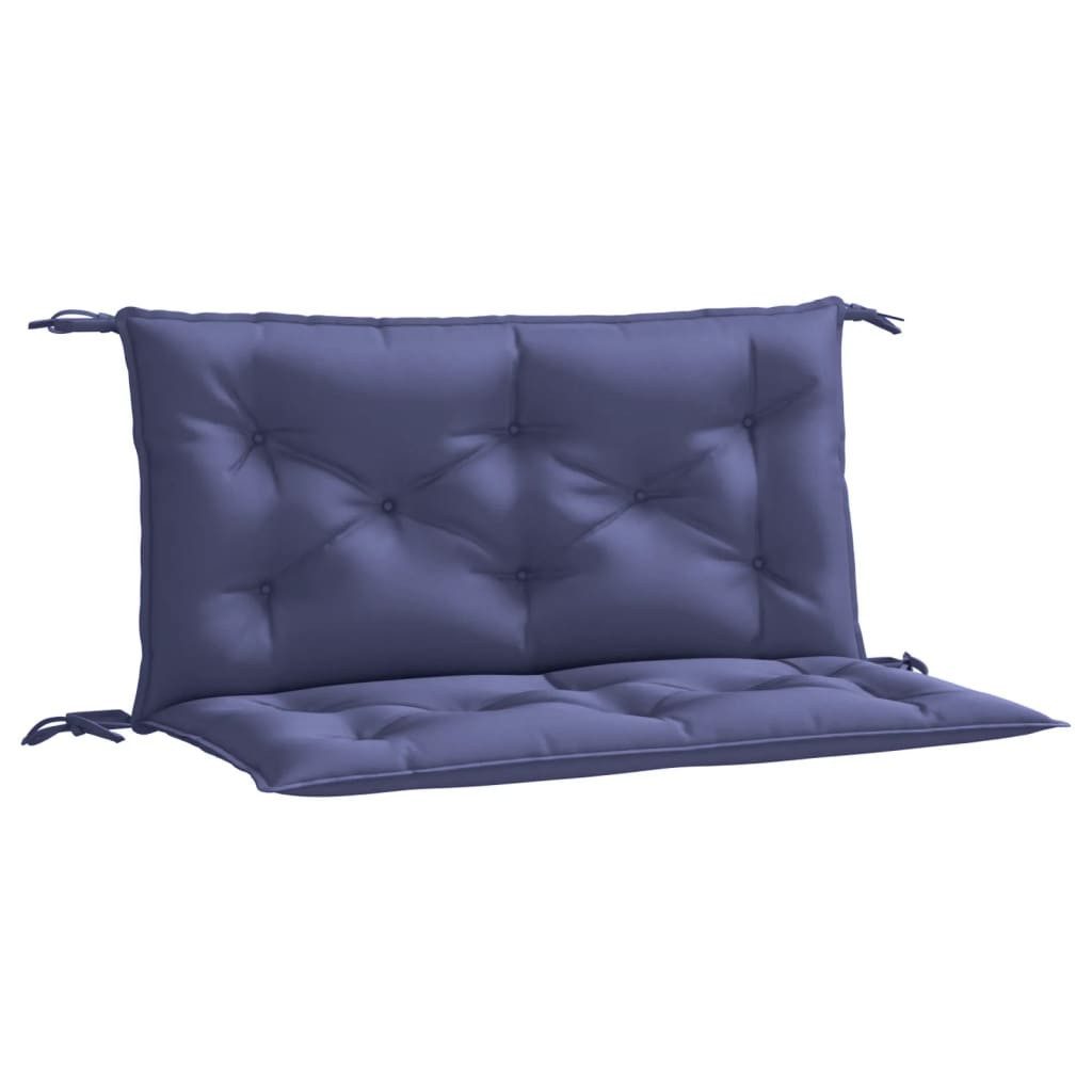 vidaXL Sitzauflage Gartenbank-Auflagen 2 Stk. Marineblau günstig online kaufen