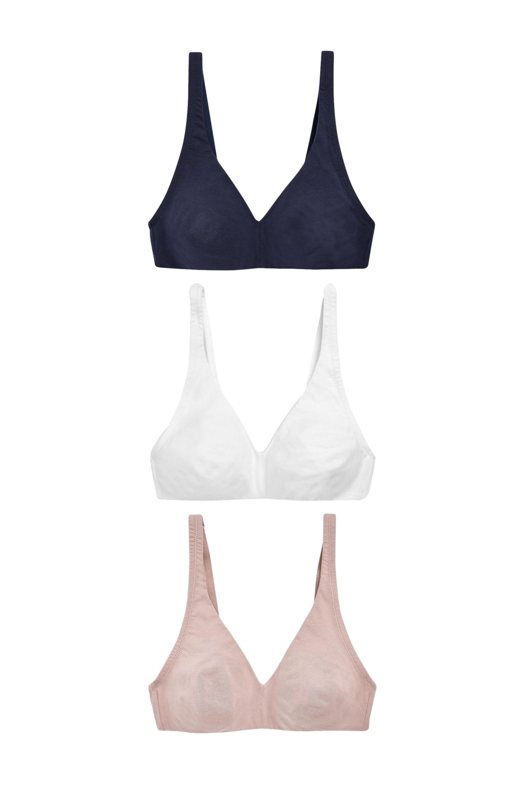 Bügelloser BH 3 Ultimate Comfort Wattierte, bügellose BHs
