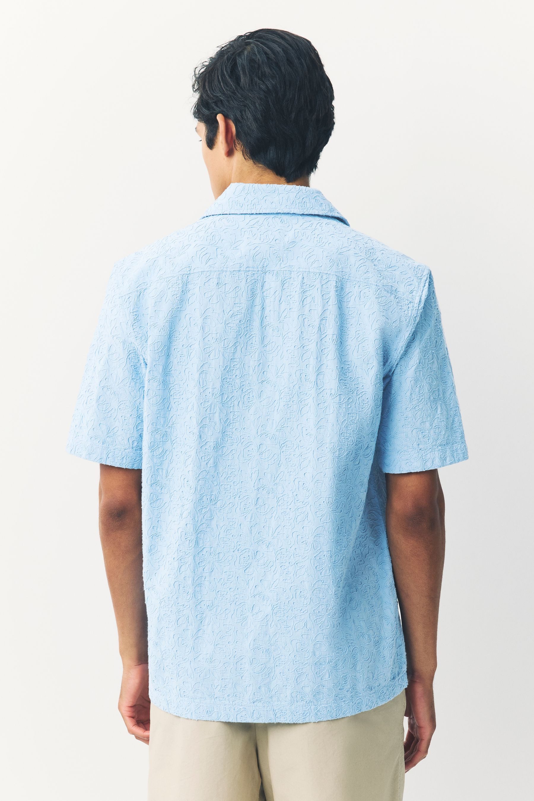 Next Kurzarmhemd Strukturiertes, kurzärmeliges Hemd (1-tlg) günstig online kaufen