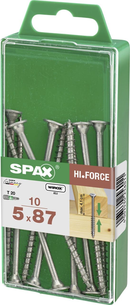 SPAX Holzbauschraube Spax Universalschrauben 5.0 x 87 mm TX 20 - 10