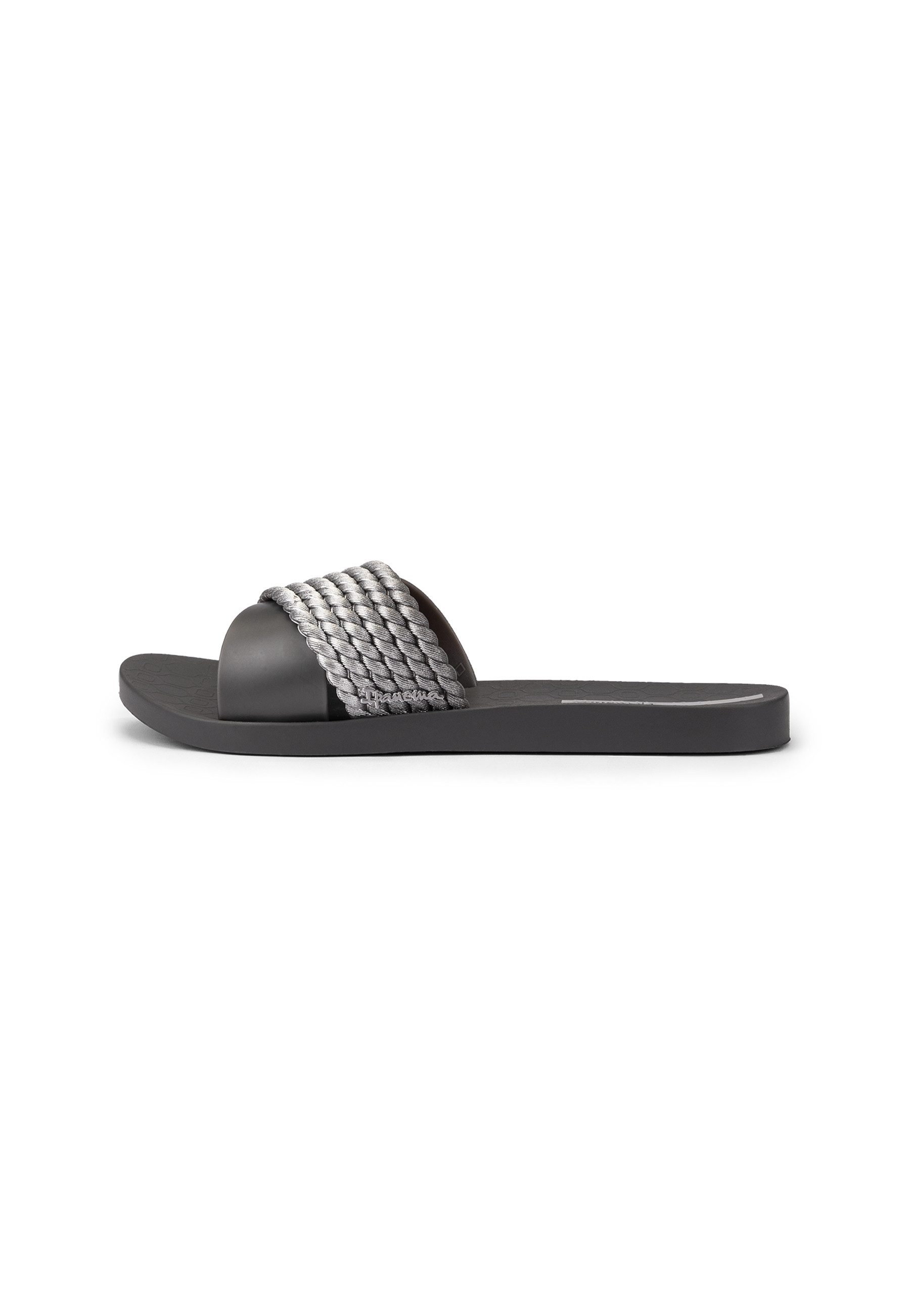 Ipanema STREET II FEM - Badelatschen / Slides Pantolette Bade-Slides mit Riemen in Stahlseil-Optik