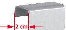 WENKO Türhaken Modell Rondo, Türen, Türgarderobe, Hakenleiste mit 3 Haken, für einen Türfalz von 2 cm