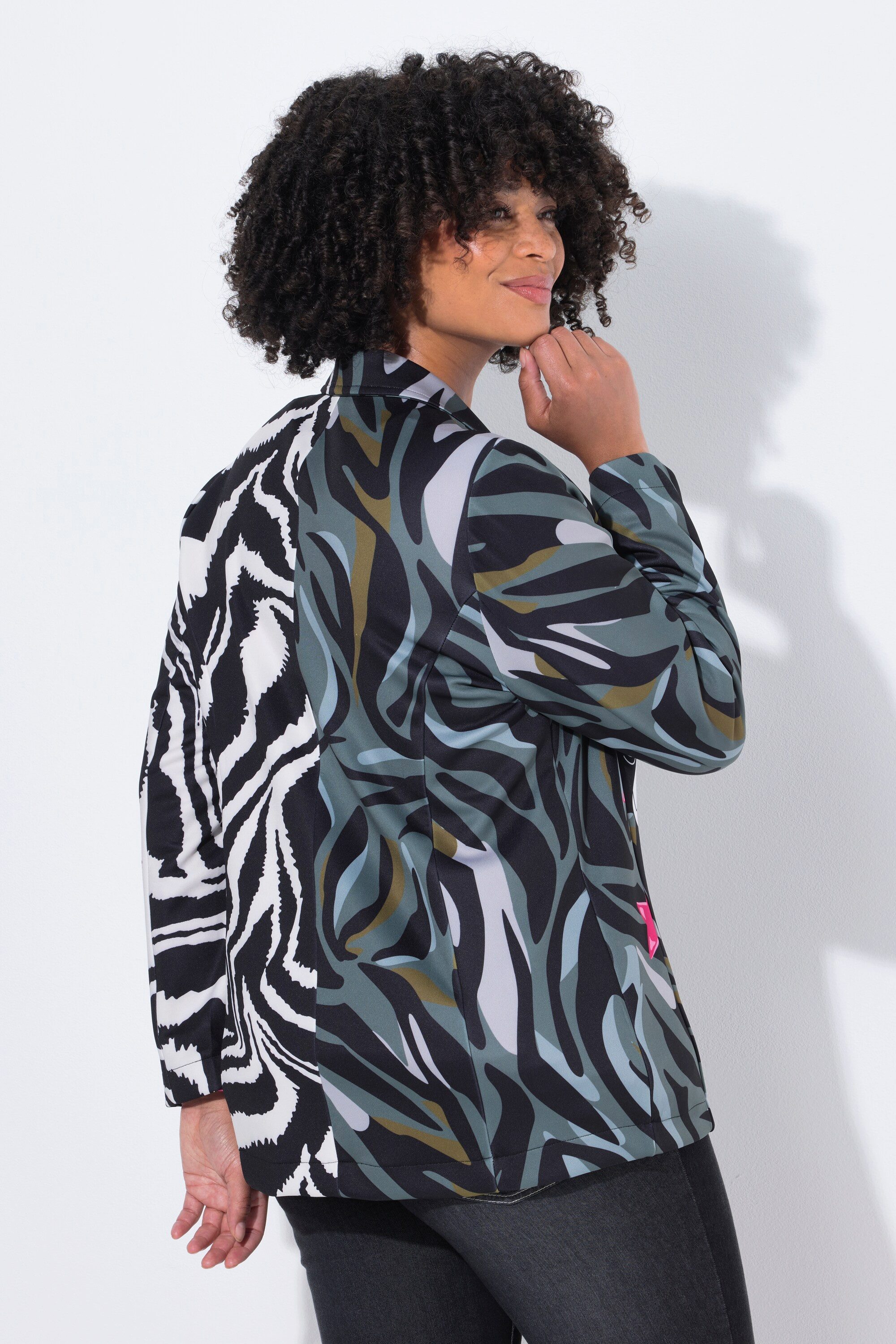 Angel of Style Blusenblazer Blazer Scuba Basic Fit Mustermix