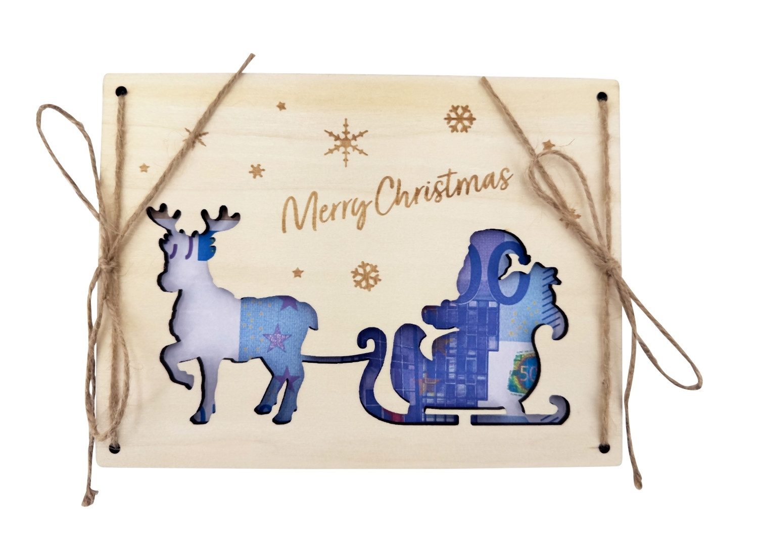 Mel-O-Design Glückwunschkarte Geschenkkarte aus Holz für Geldgeschenke, Geburtstag, Hochzeit, Weihnachten, Jubiläum, Verlobung, Taufe