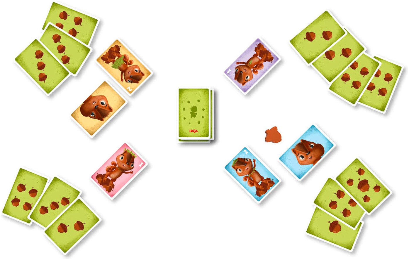 Haba Spiel Snack die Nuss!, Mitbringspiel, Made in Germany