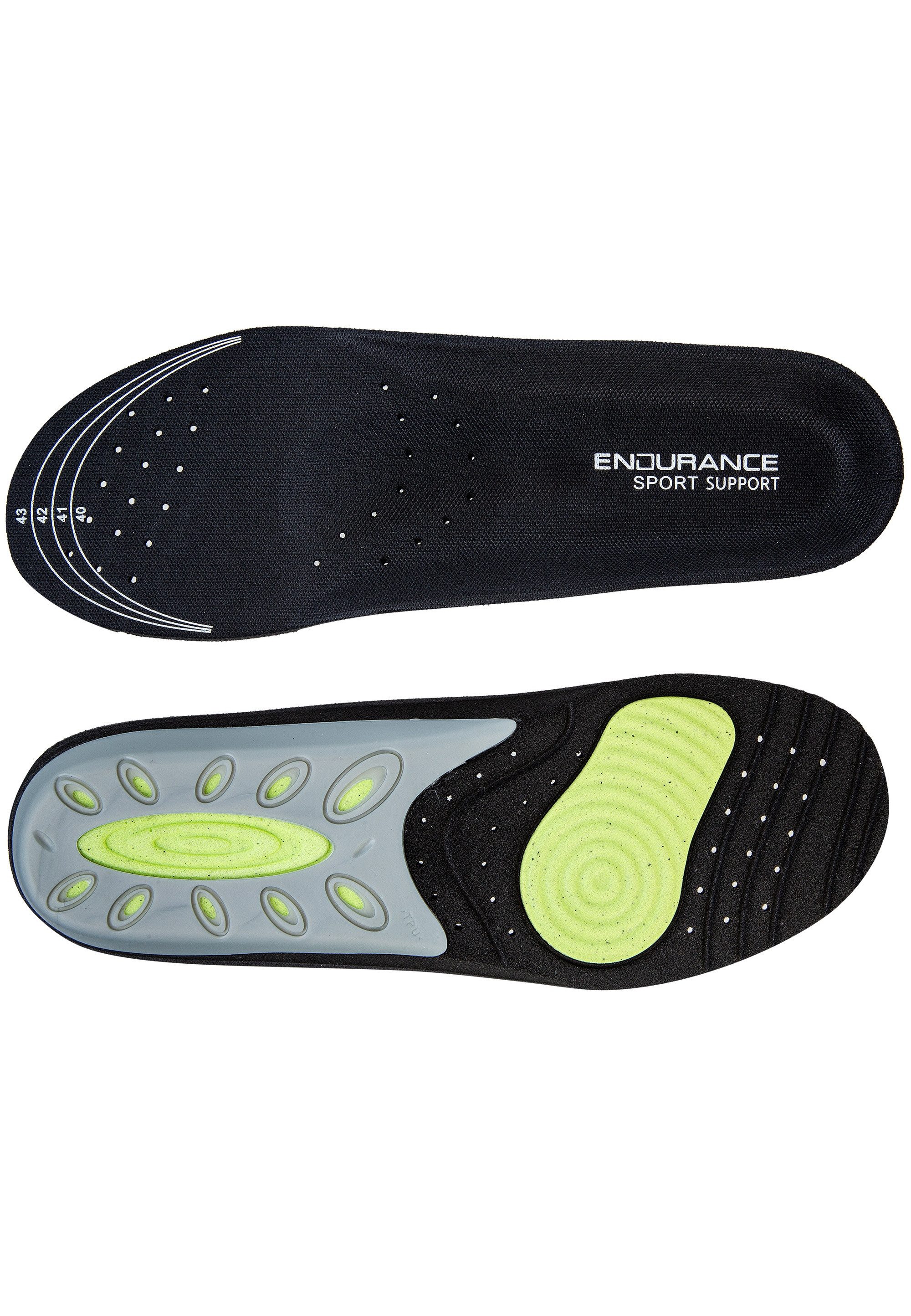 ENDURANCE Einlegesohlen Sport Support (1-tlg), mit schnelltrocknender Funktion