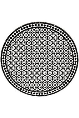Marrakesch Orient & Mediterran Interior Gartentisch Mosaiktisch Albaicin 100cm, Beistelltisch, Gartentisch, Esstisch, Handarbeit