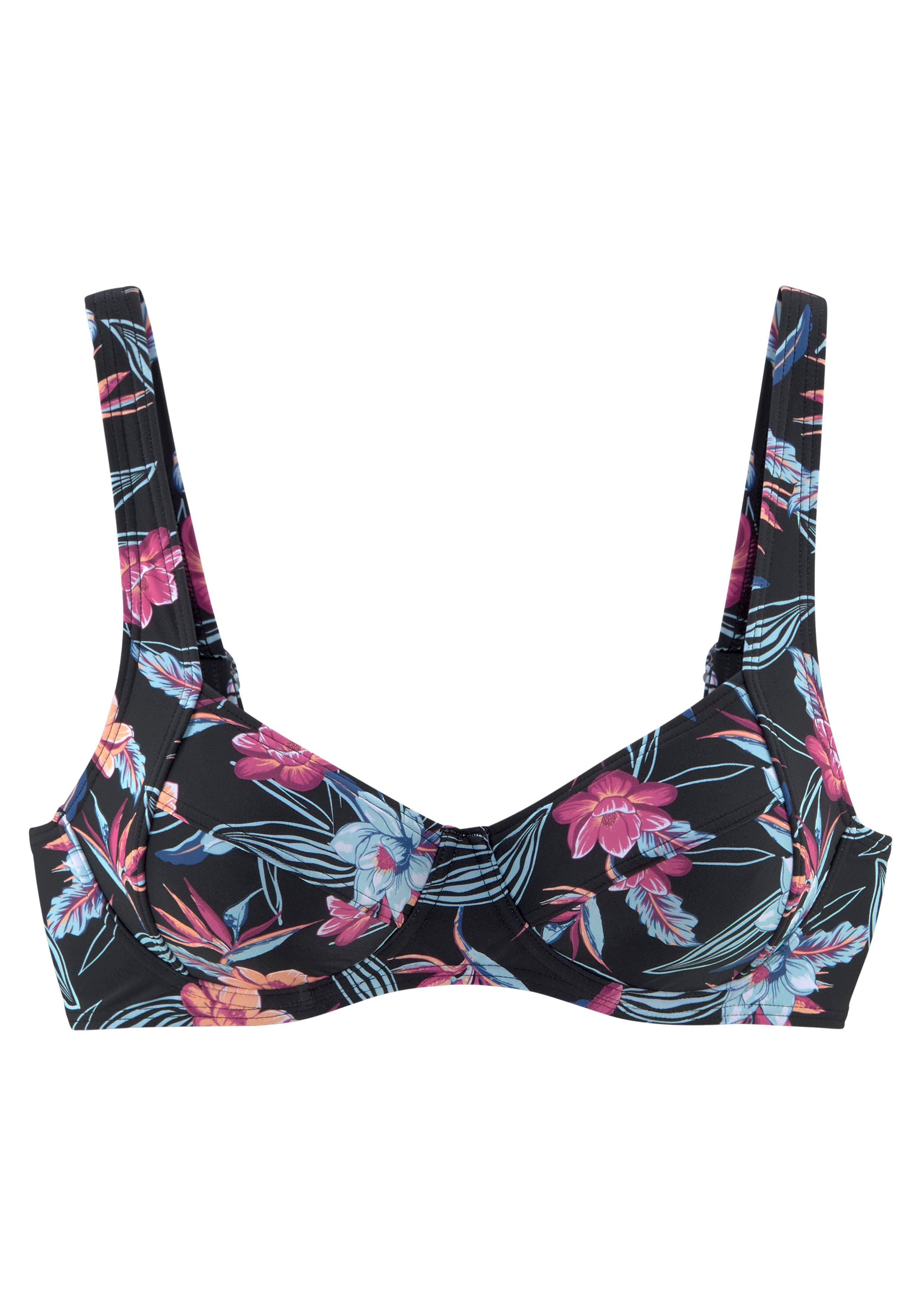 KangaROOS Bügel-Bikini-Top Agave, mit floralem Druck günstig online kaufen