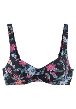 KangaROOS Bügel-Bikini-Top Agave, mit floralem Druck