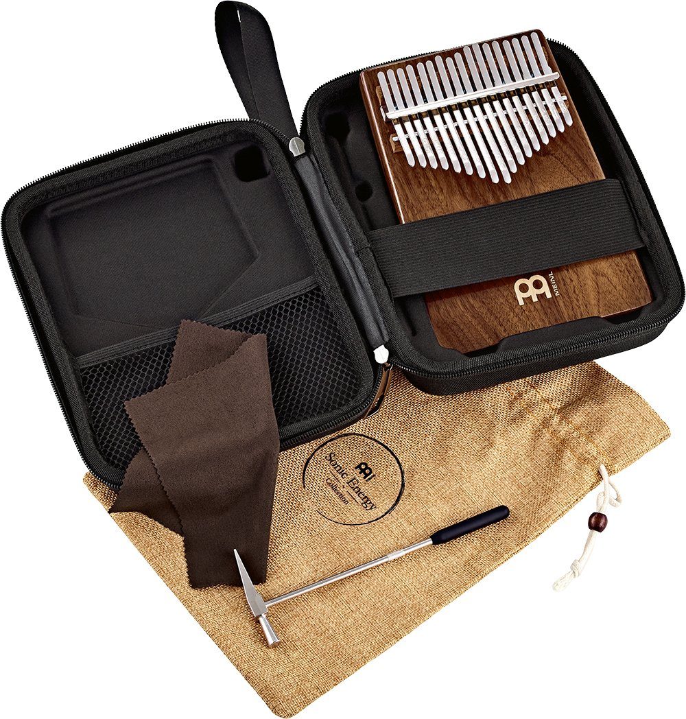 Klavier Kalimba, 17 Töne, black walnut