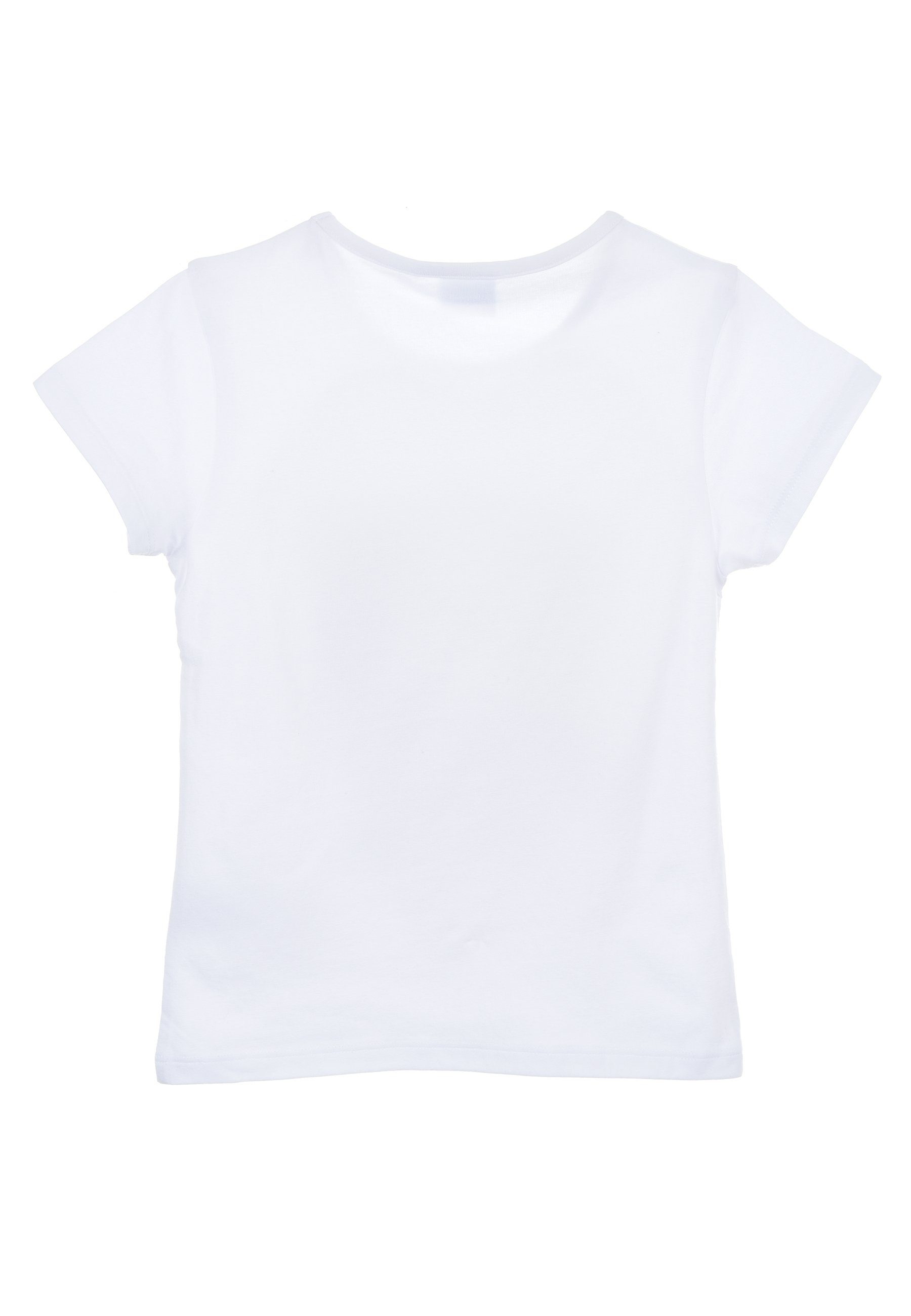 Sommer Weiß Frozen Mädchen Elsa T-Shirt Shirt T-Shirt Disney