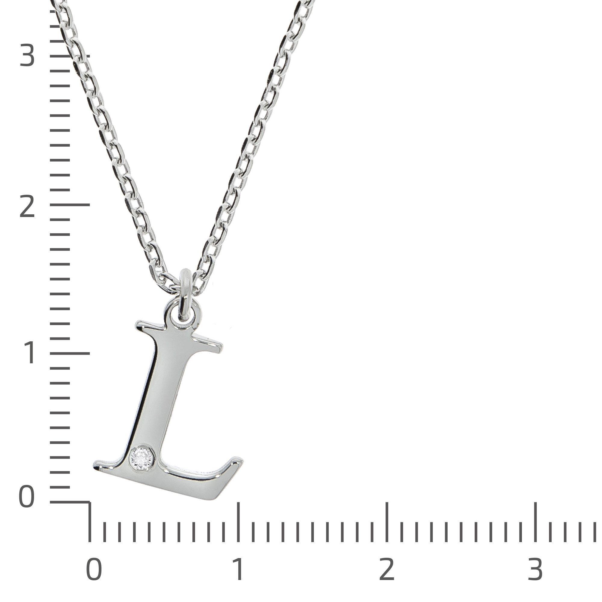 Diamonds by Ellen K. Kette mit Anhänger Silber 925 mit 1x Diamant 0,008ct. günstig online kaufen